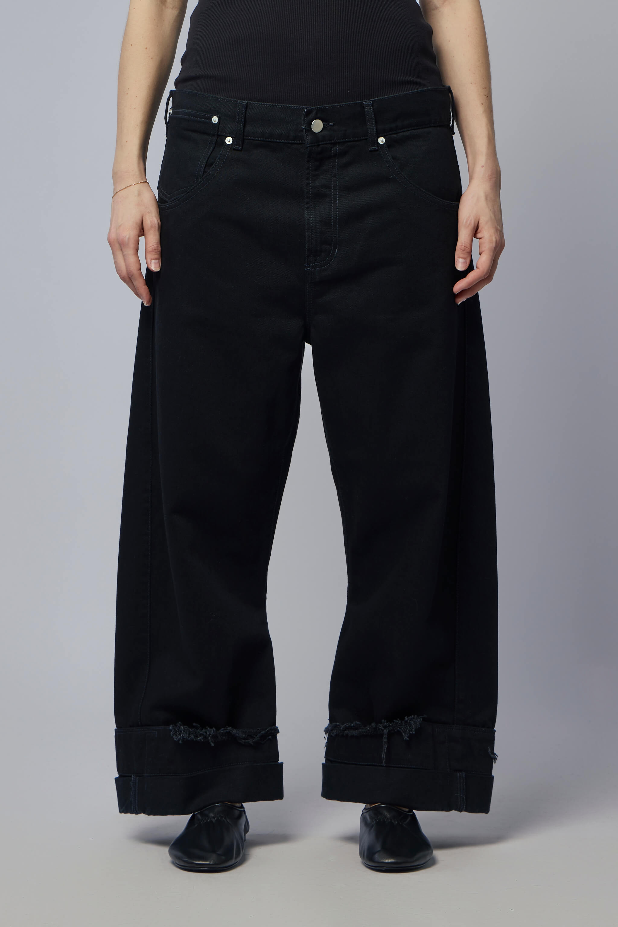 Oversized Denim Trousers