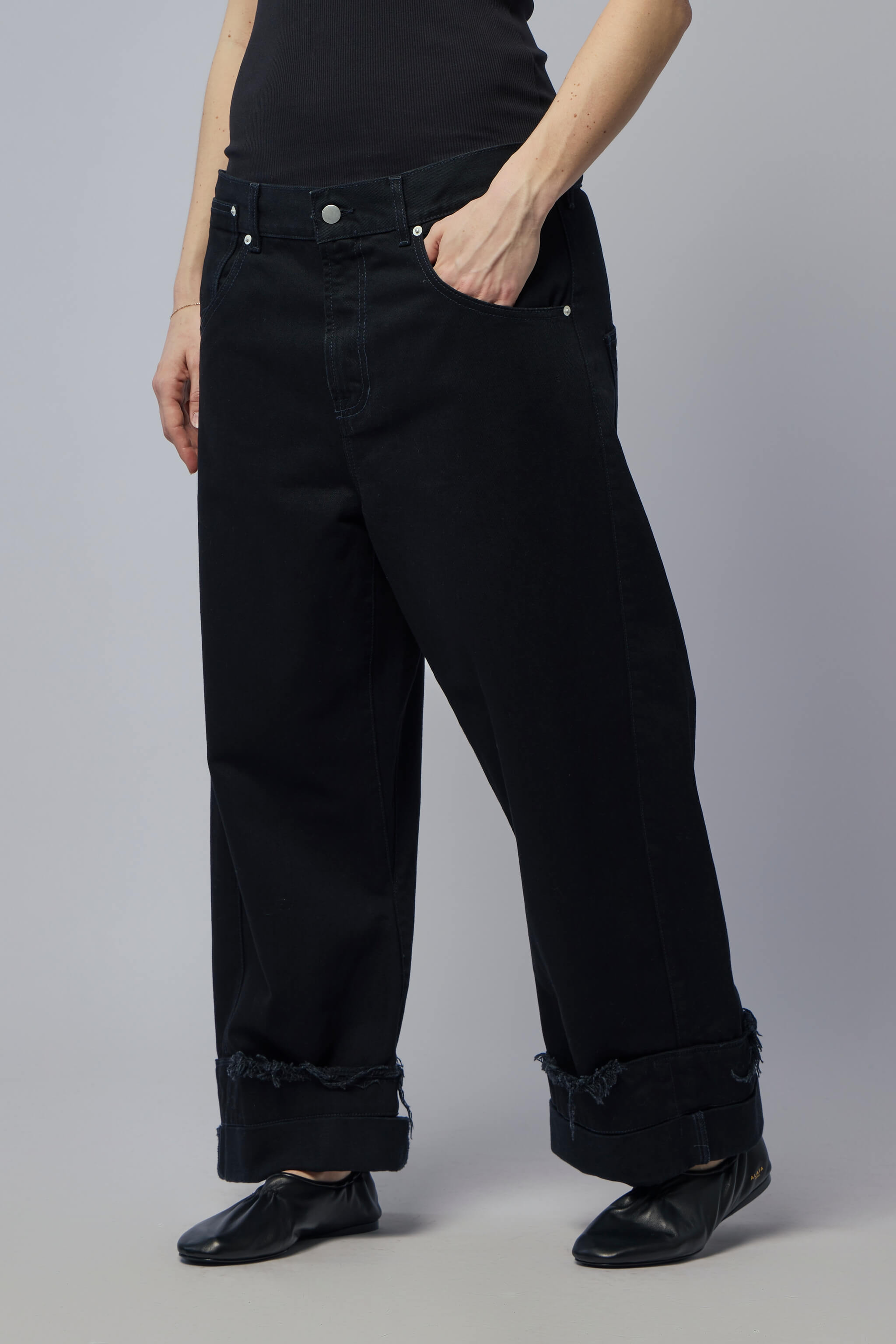Oversized Denim Trousers