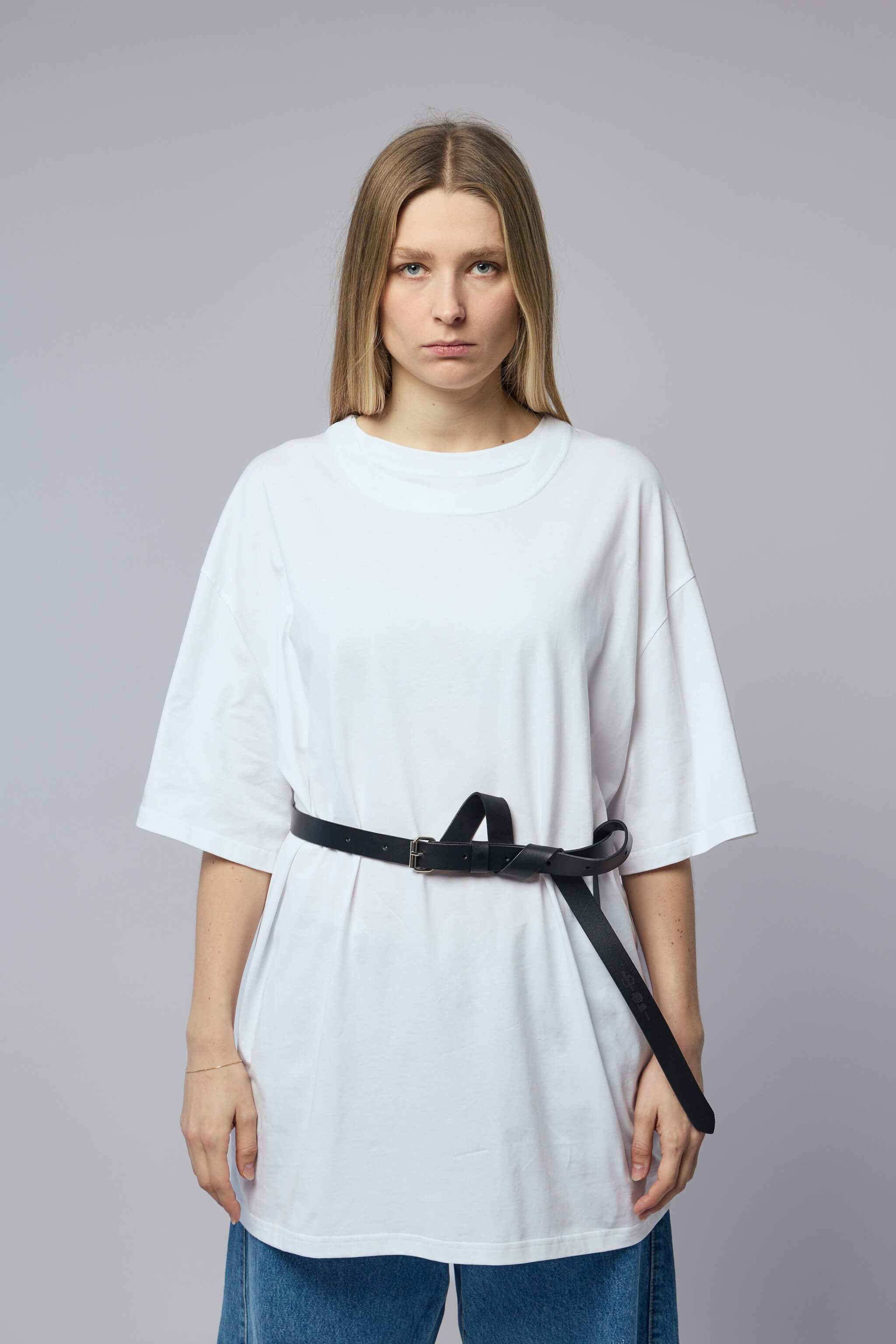 Oversized Double Collar T-shirt