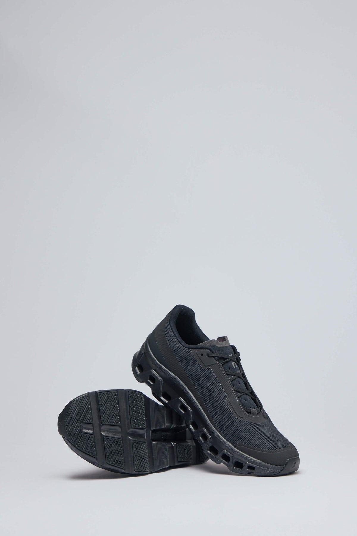 Full view of Cloudmonster Void 1 sneakers athletic design