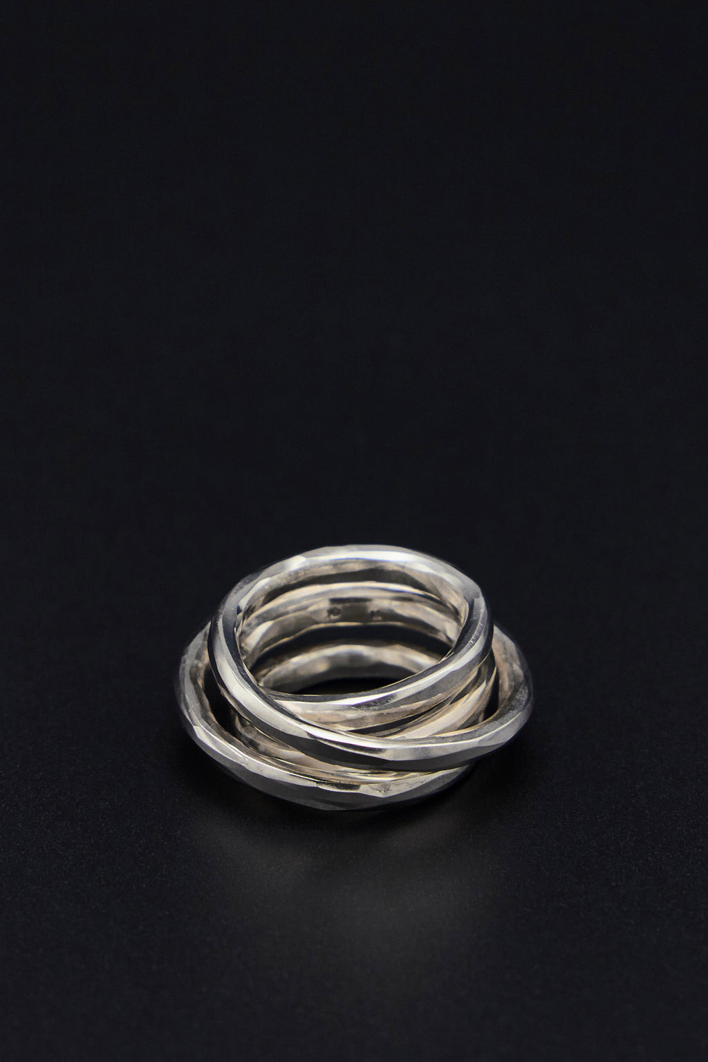 Hammered Wound Ring