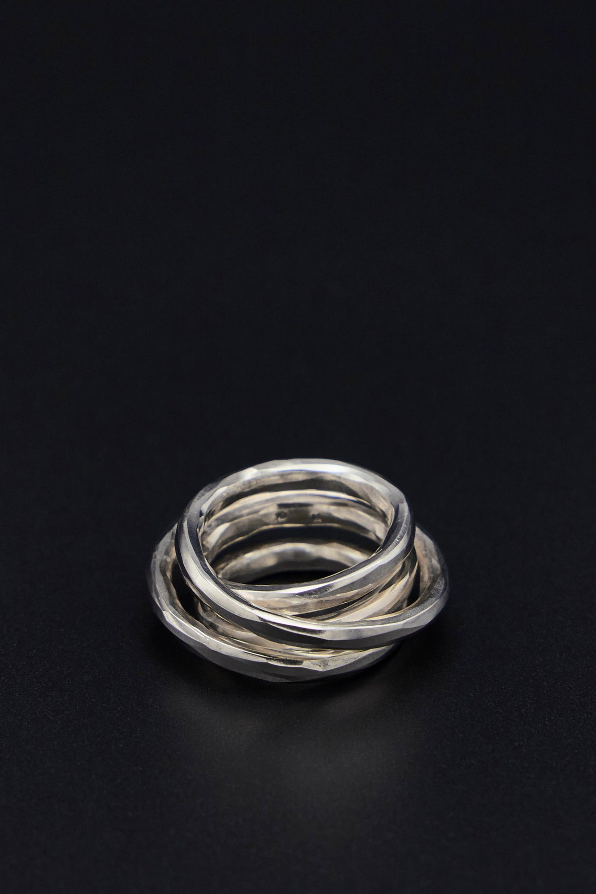 Hammered Wound Ring