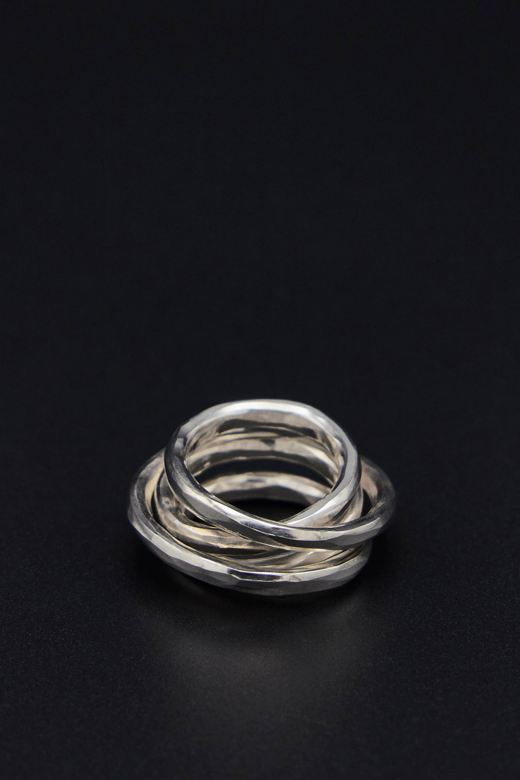 Hammered Wound Ring