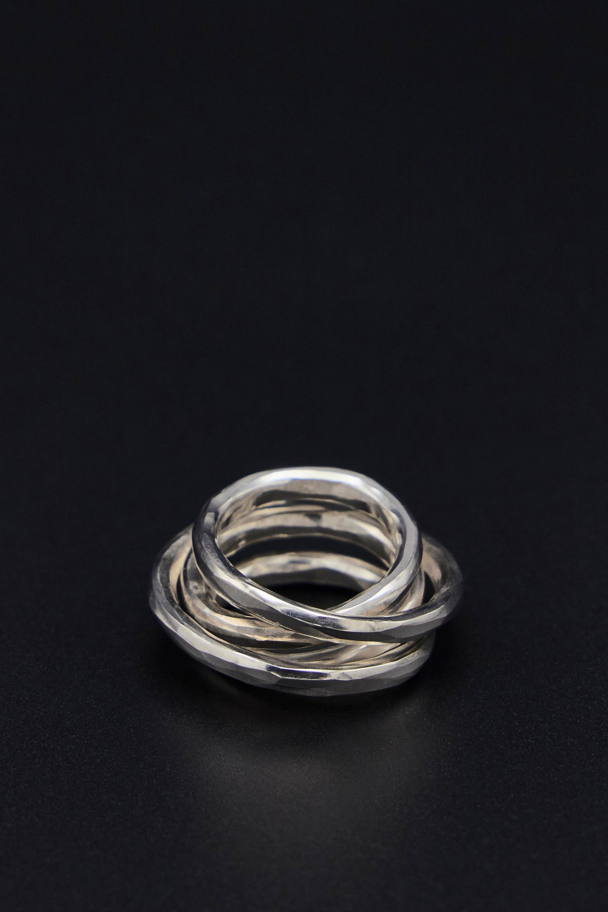 Hammered Wound Ring