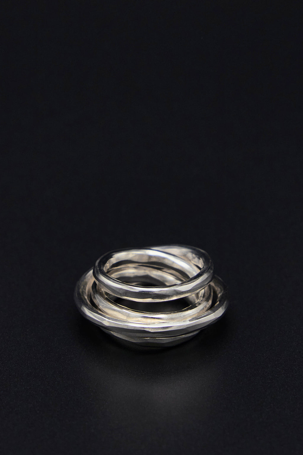 Hammered Wound Ring