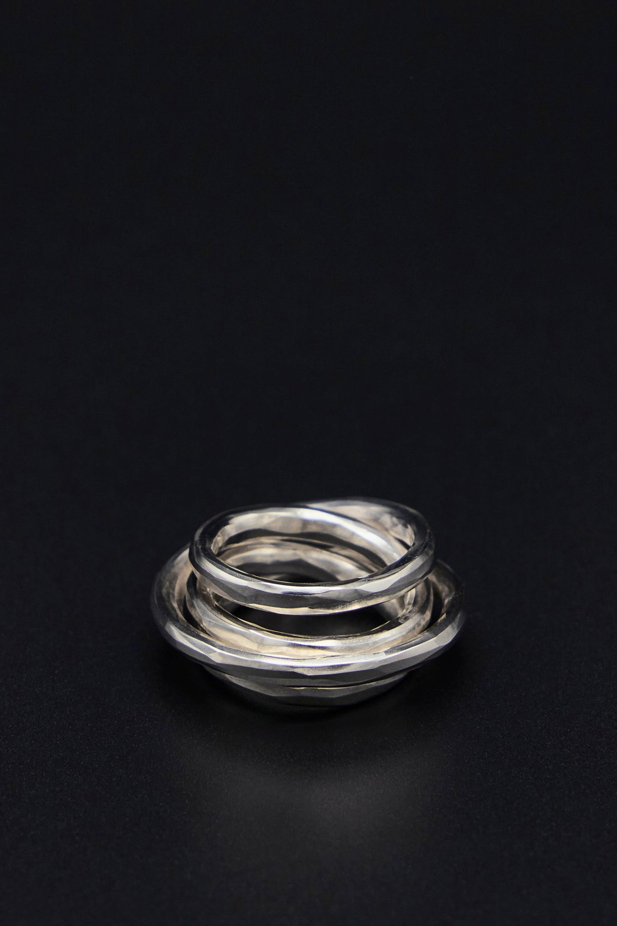 Hammered Wound Ring