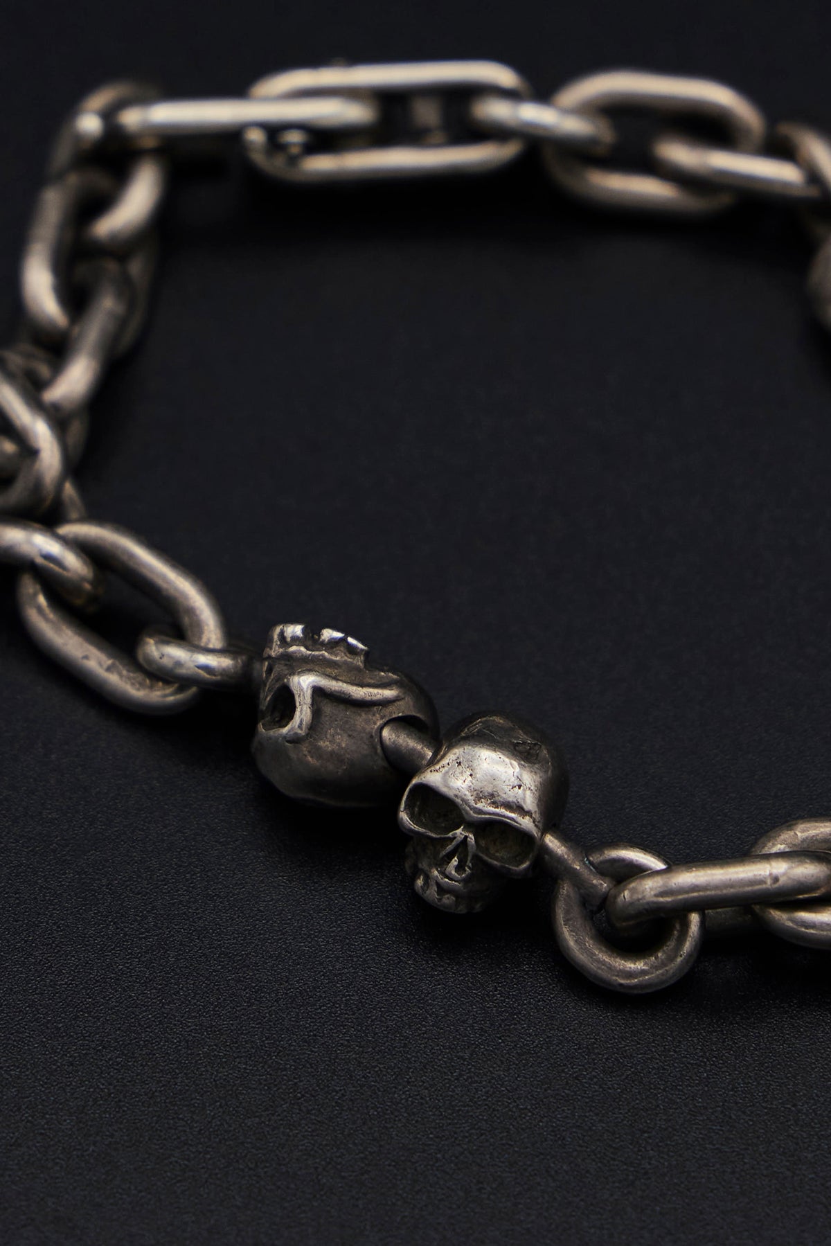 Bracelet Two Skulls