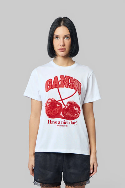 Basic Cotton Jersey Cherry With Caviar