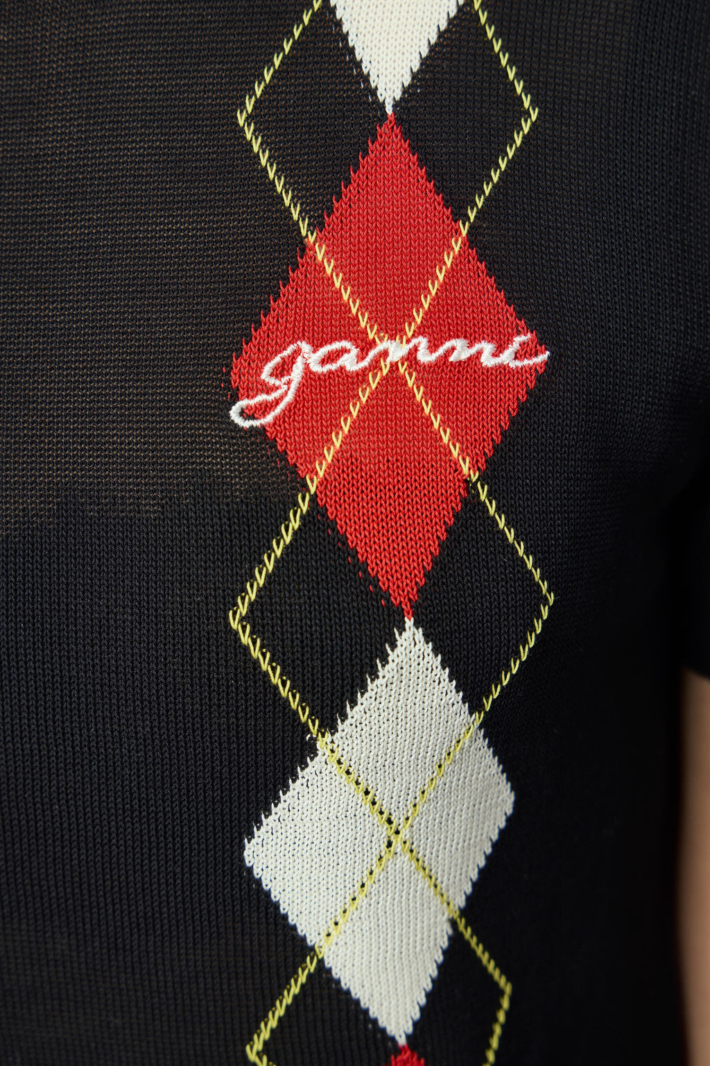Light Cotton Argyle T-shirt