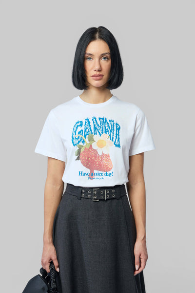 Basic Cotton Jersey Strawberry