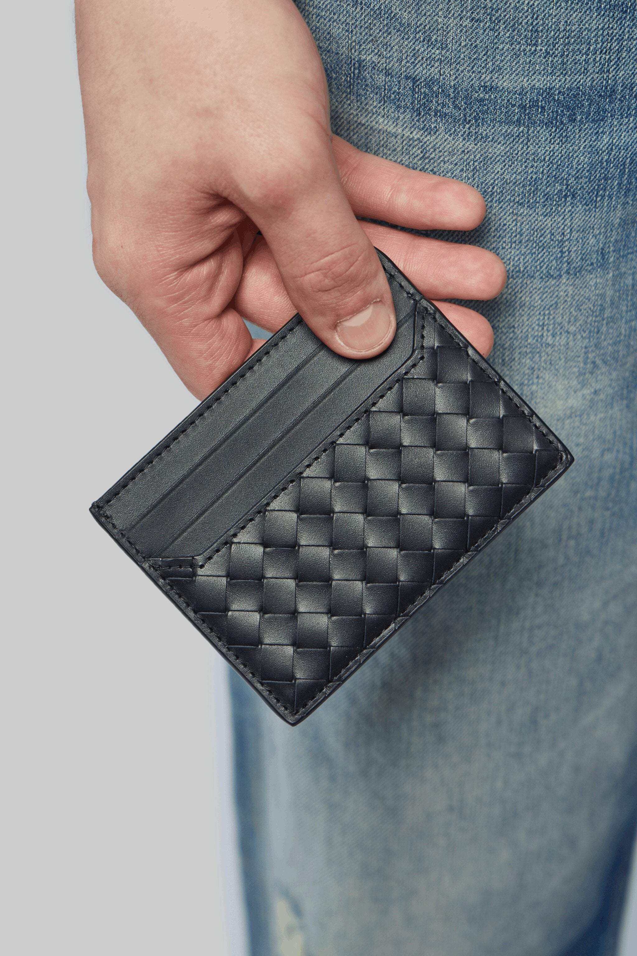 Intrecciato Credit Card Case