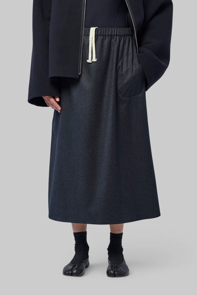 A-line Skirt With Side Pocket