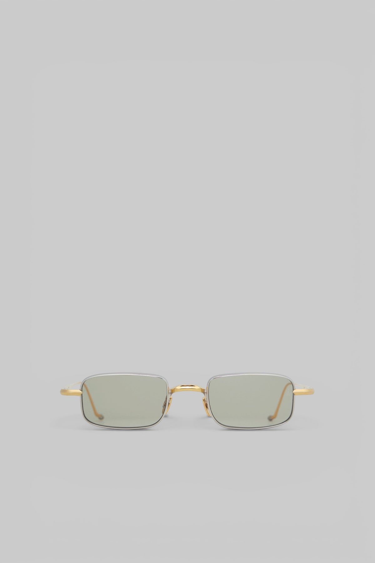 Jacques Marie Mage Dusk sunglasses with green-tinted rectangular lenses
