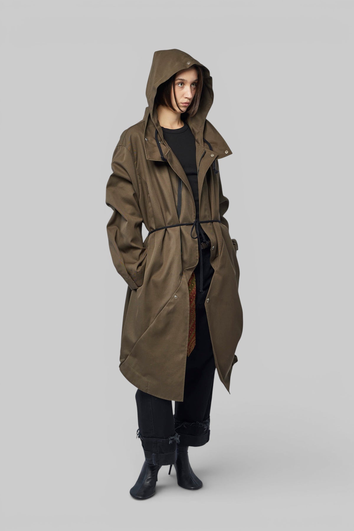 My Parka 2.0 fabric texture and stitching detail, view 11