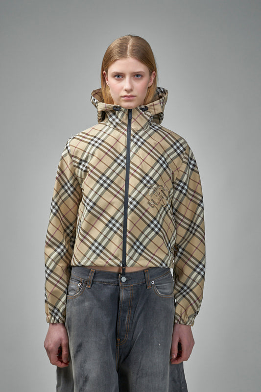 Karierte Jacke