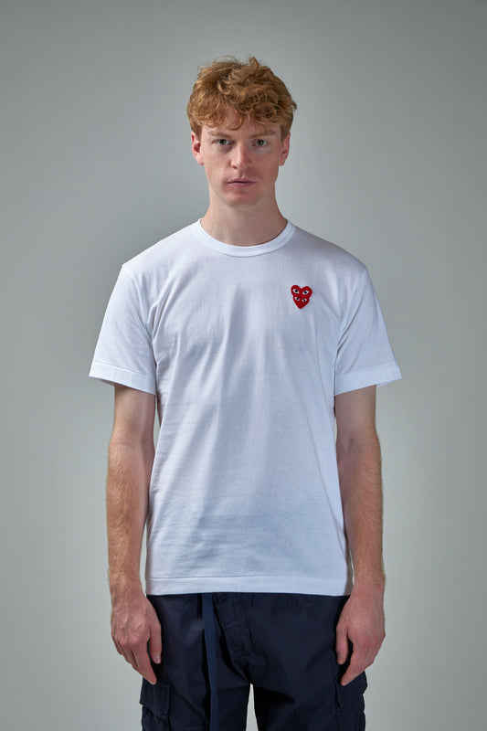 Double Heart T-shirt white
