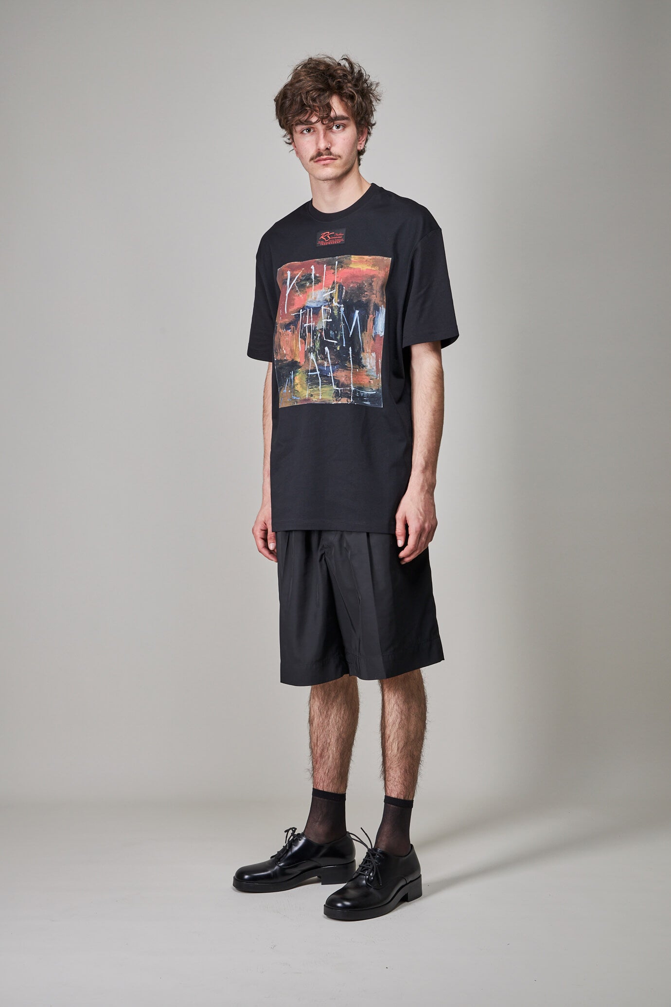 Solid Black Oversize T-shirt