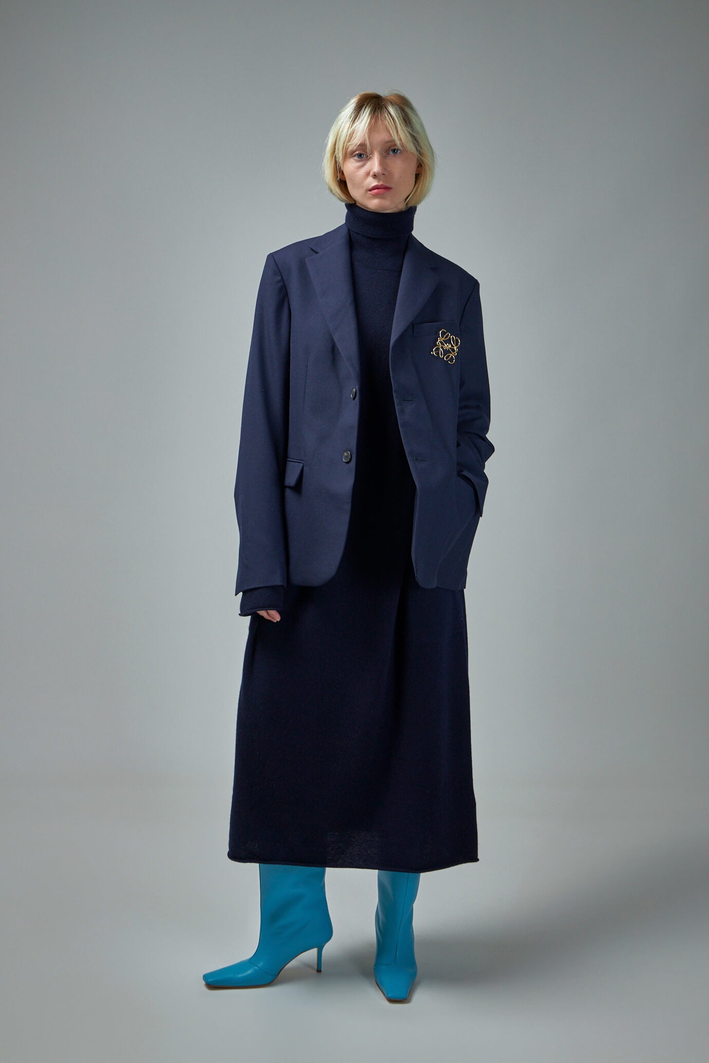 UN SOPHIE high neck coat black - ジャケット・アウター