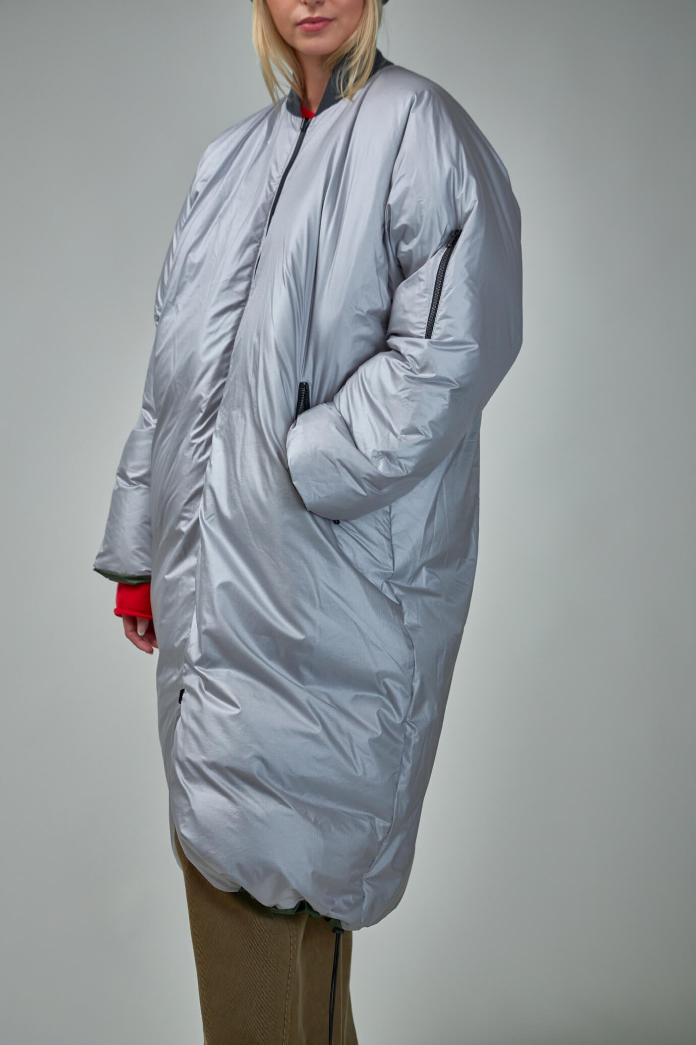 Online EReversible Long Down Jacket