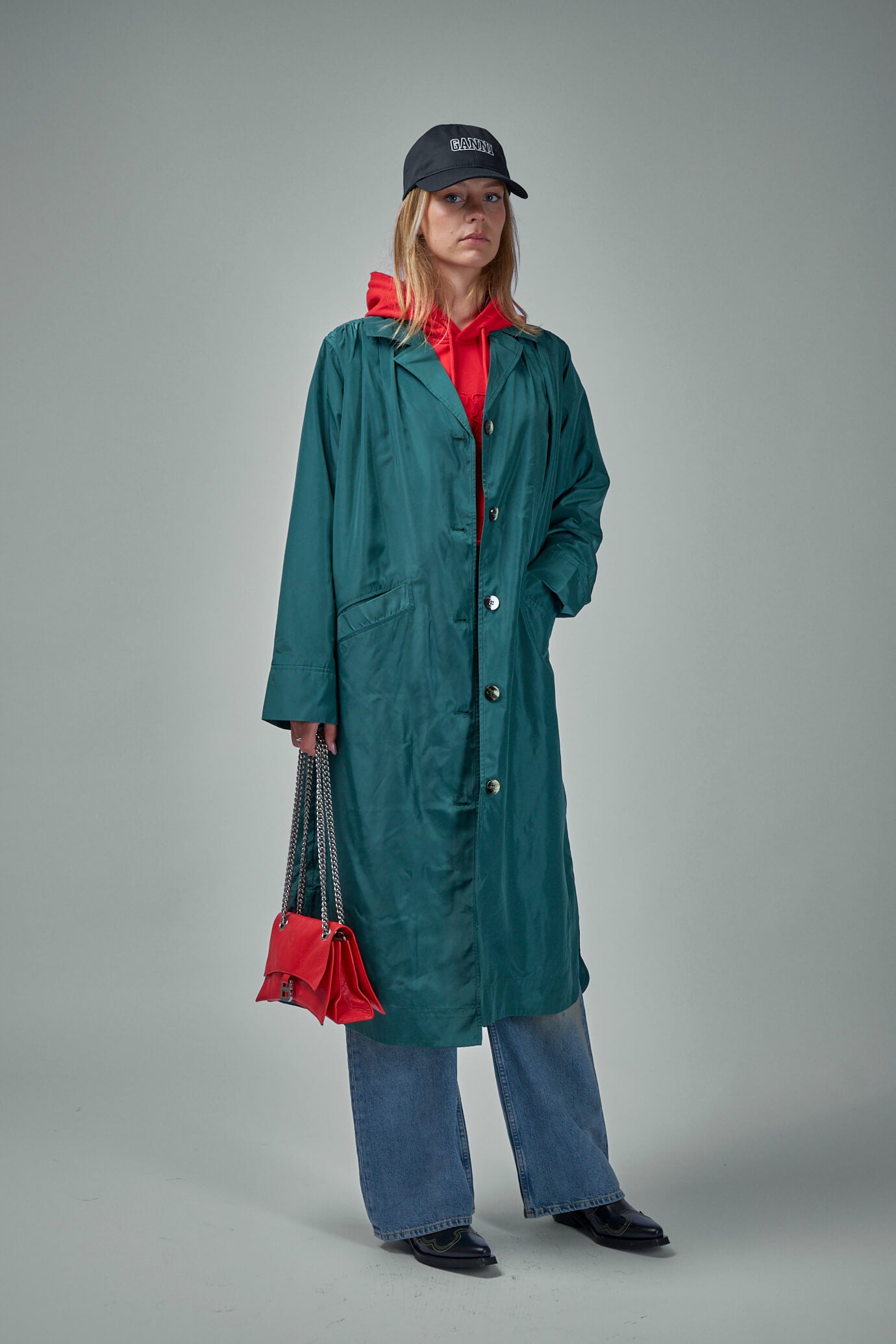 Ganni hot sale rain jacket