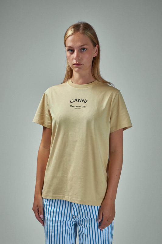 Basic Jersey Ganni Relaxed T-shirt