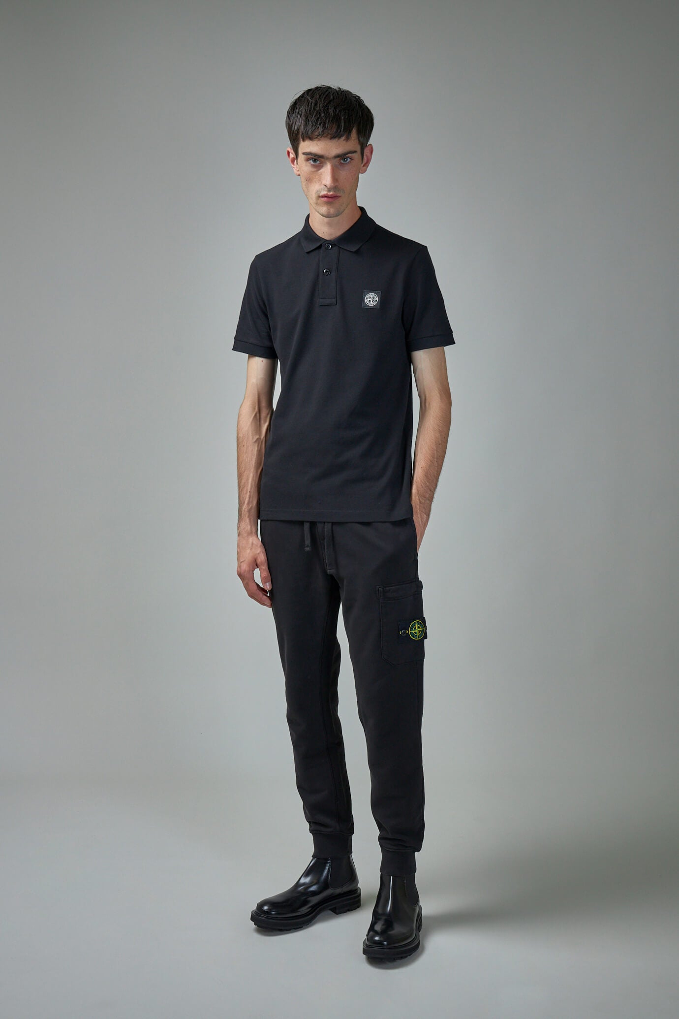 Stone island slim fit polo cheap shirt