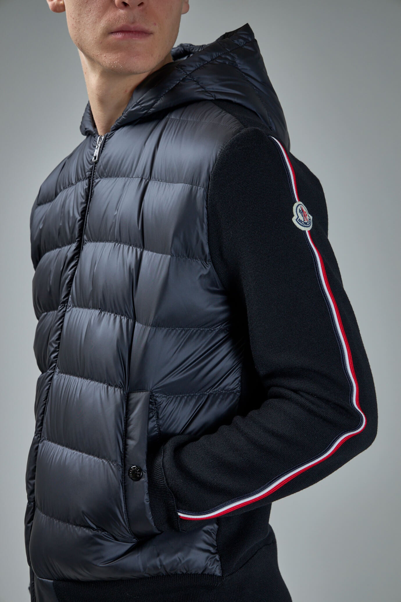 MONCLER cardigan navy S - www.stedile.com.br