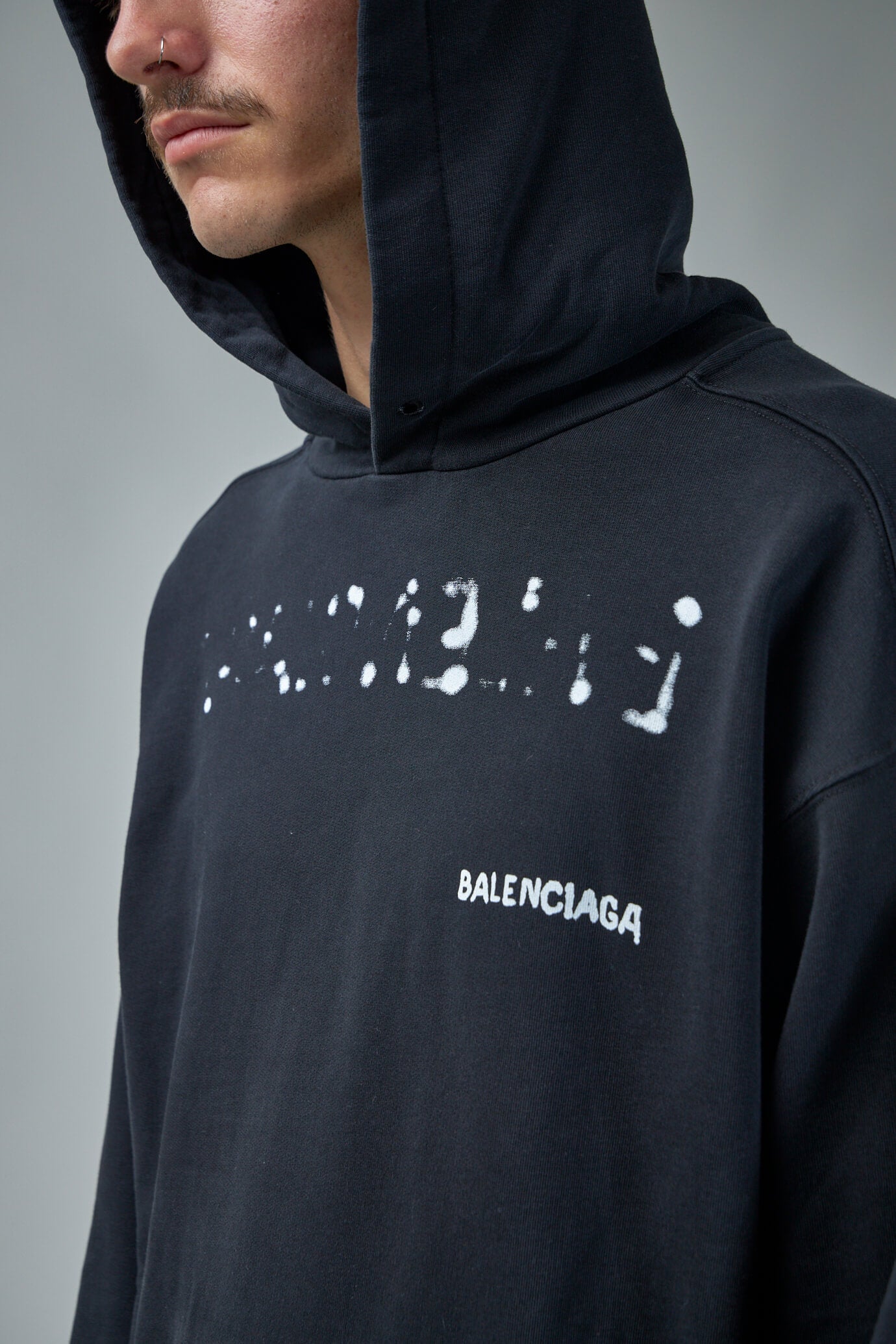 Balenciaga Hand Drawn Medium Fit Hoodie – LABELS