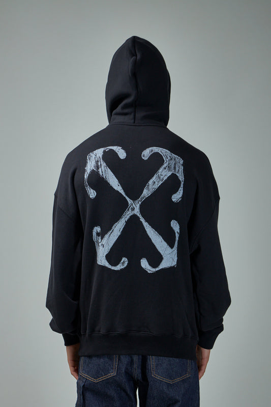 Scratch Arrow Over Hoodie