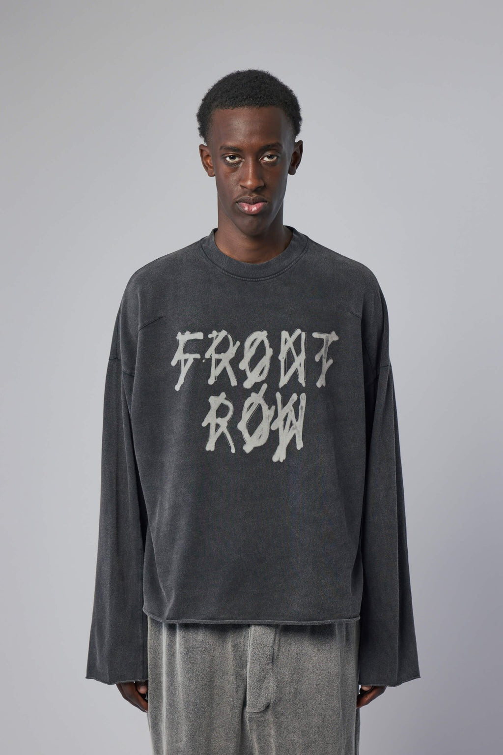 44 Label Group - Longsleeve Tee Smudge Black + 44 Graff Dirty White - LABELS