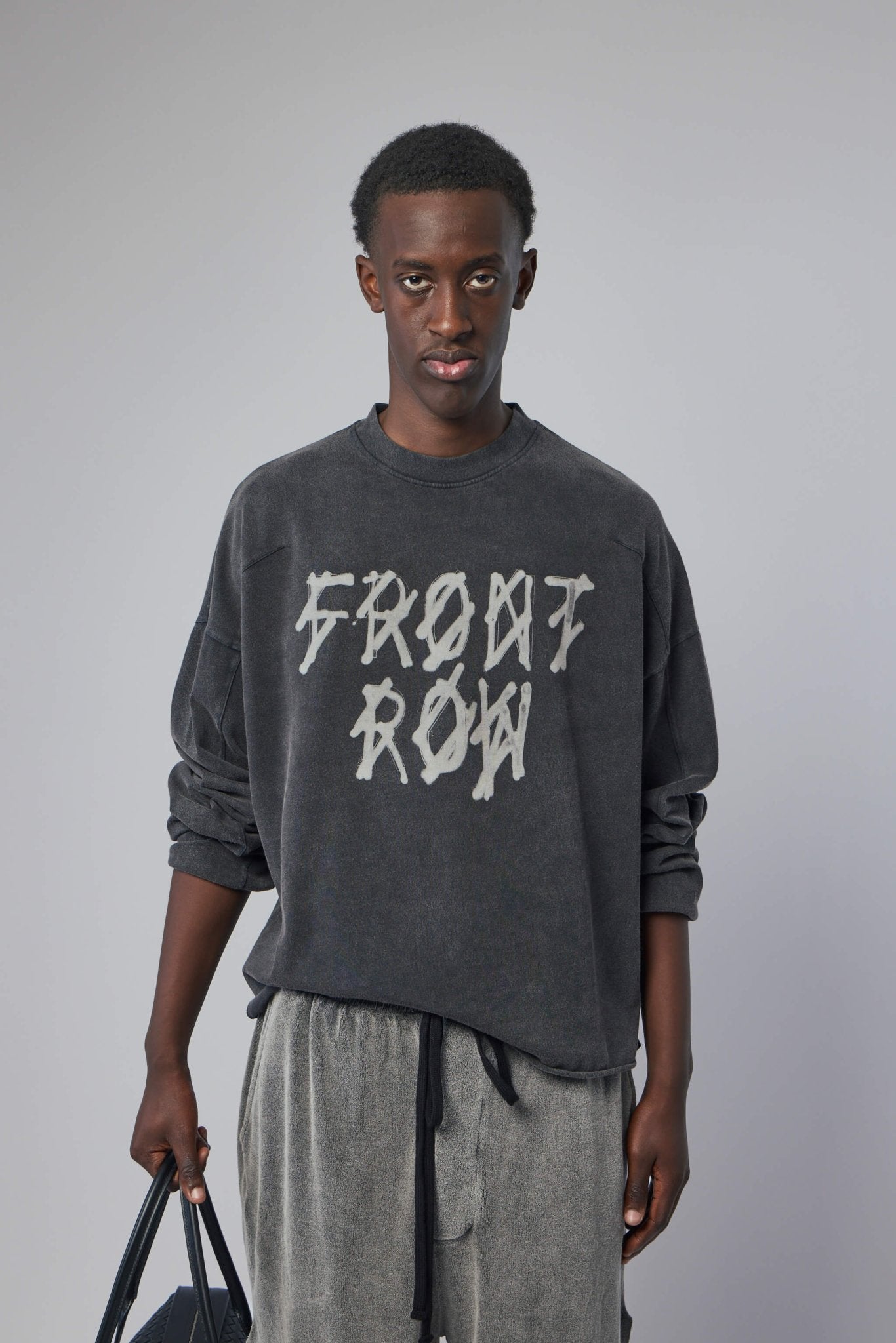 44 Label Group - Longsleeve Tee Smudge Black + 44 Graff Dirty White - LABELS