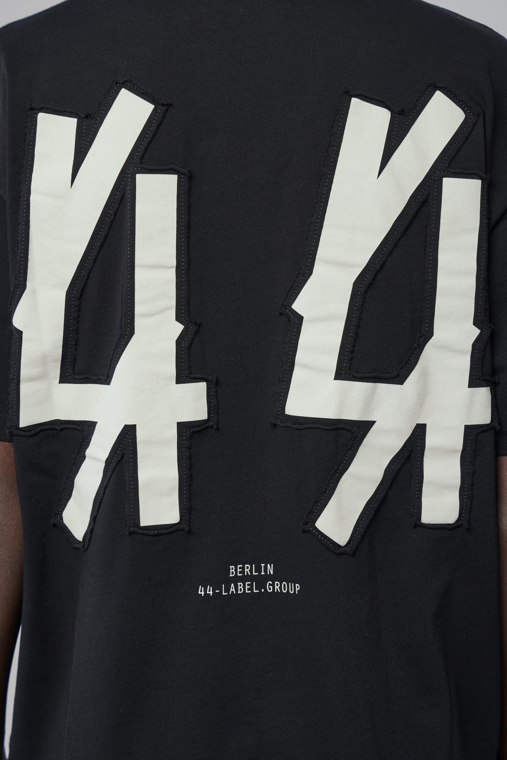 44 Label Group - Tee Jersey Black + 44 Patched Solid Dirty White - LABELS