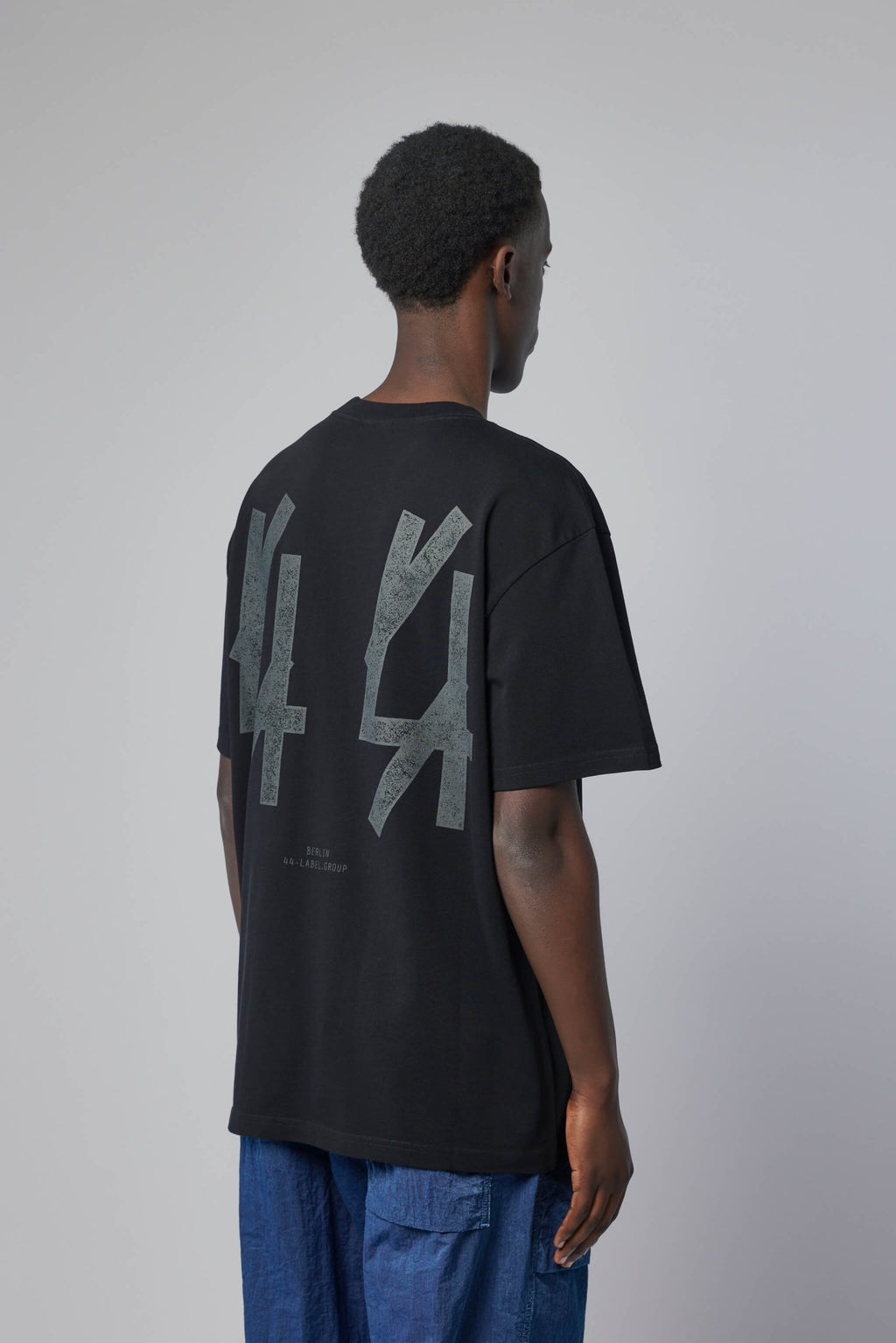 44 Label Group - Tee Jersey Black + Blacklisted Antracite - LABELS