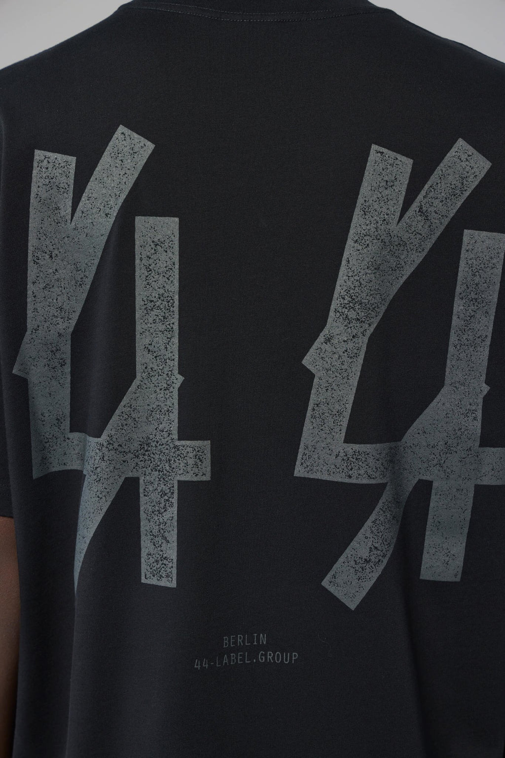 44 Label Group - Tee Jersey Black + Blacklisted Antracite - LABELS