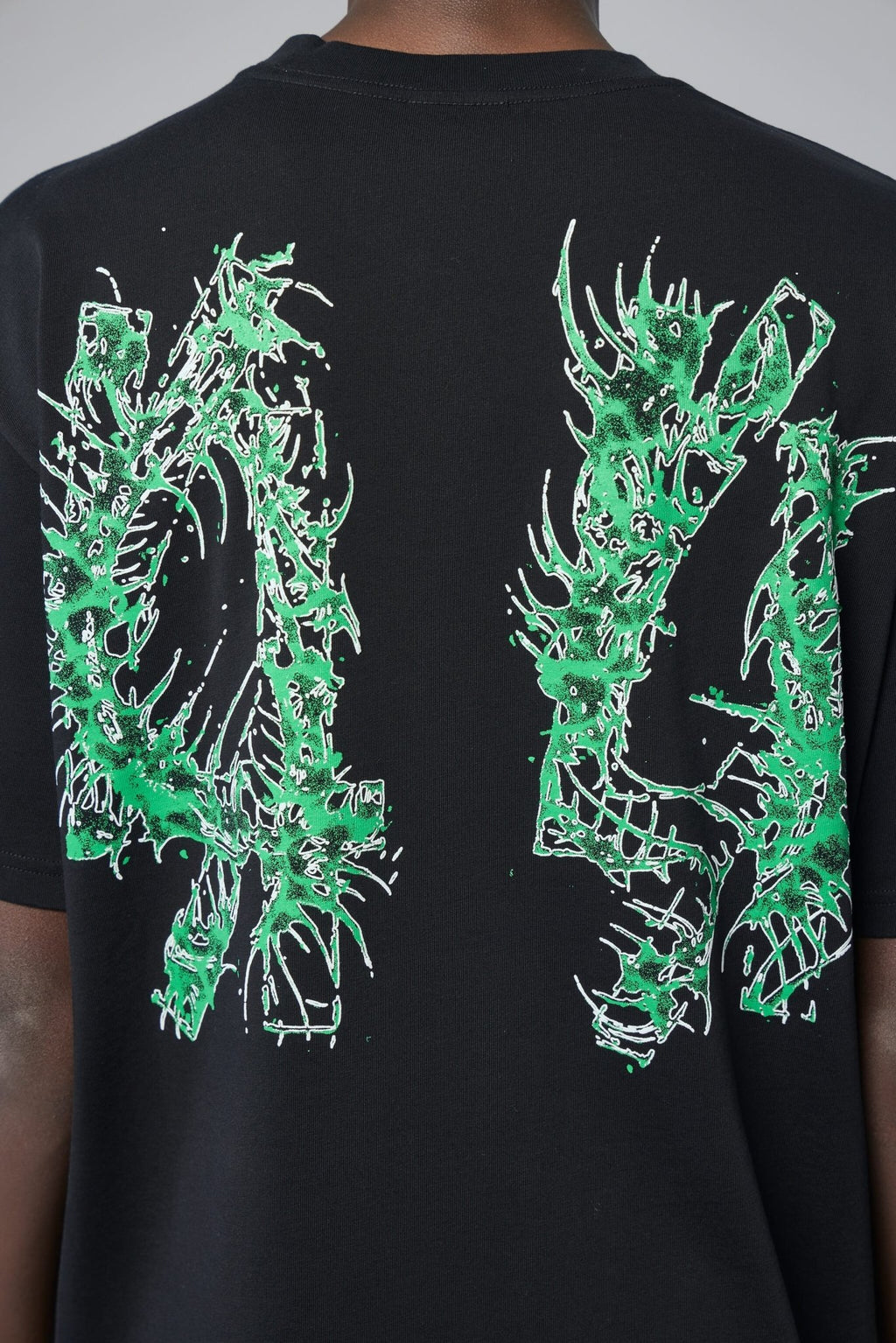 44 Label Group - Tee Jersey Black + Centipede Xenon Green - LABELS