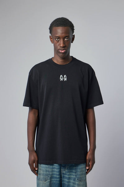 Tee Jersey Black + Centipede Xenon Green