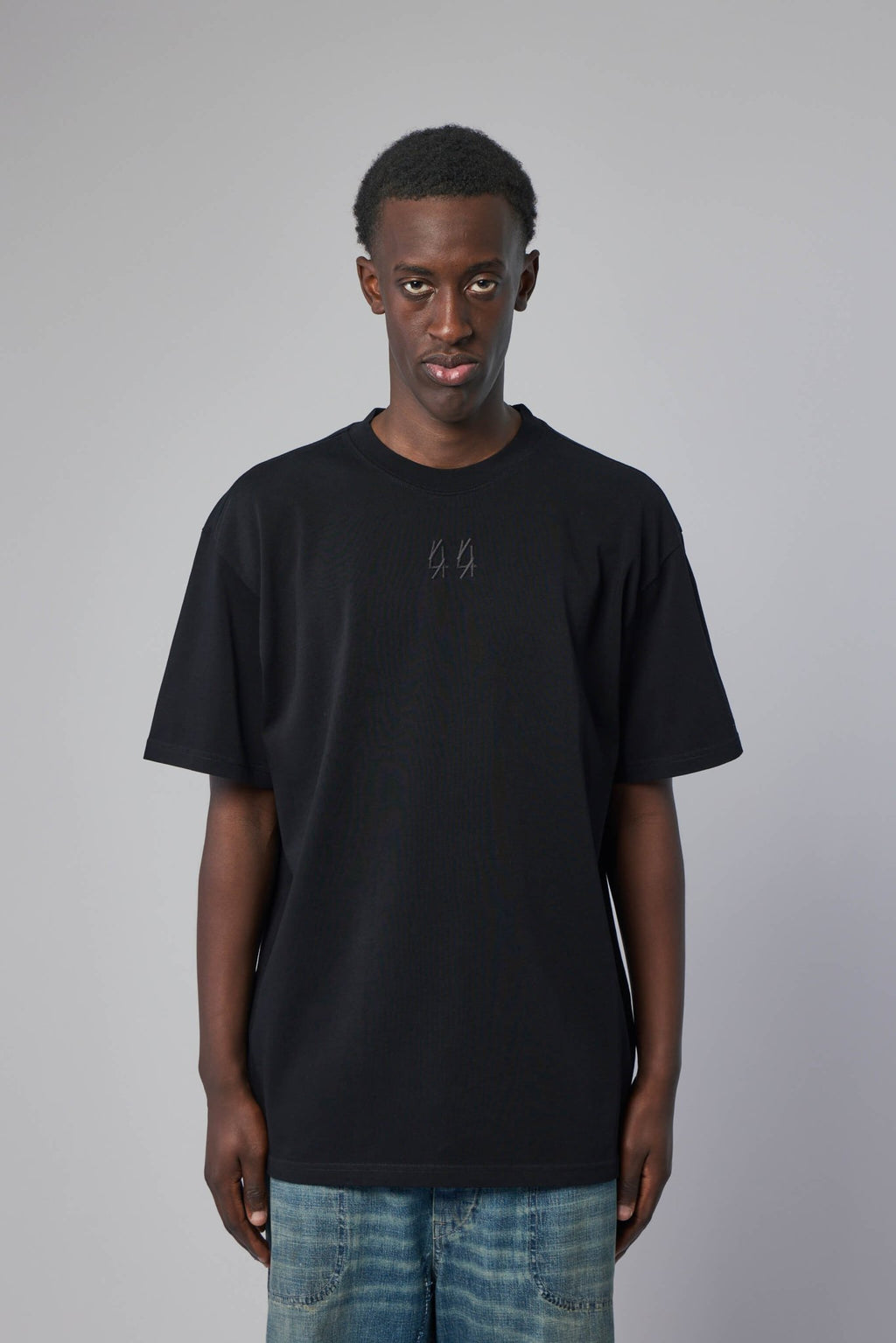 44 Label Group - Tee Jersey Black + Dmth Antracite - LABELS