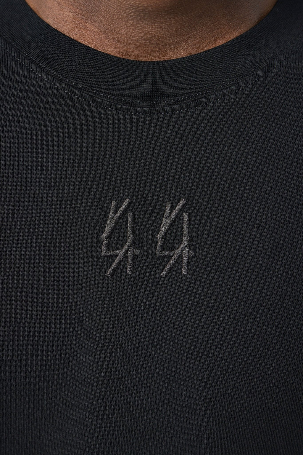 44 Label Group - Tee Jersey Black + Dmth Antracite - LABELS