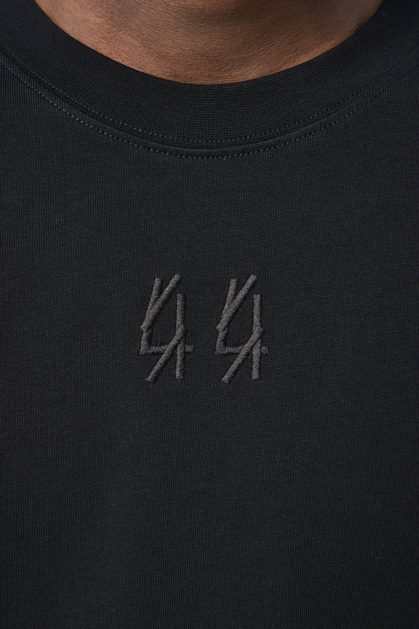 44 Label Group - Tee Jersey Black + Dmth Antracite - LABELS