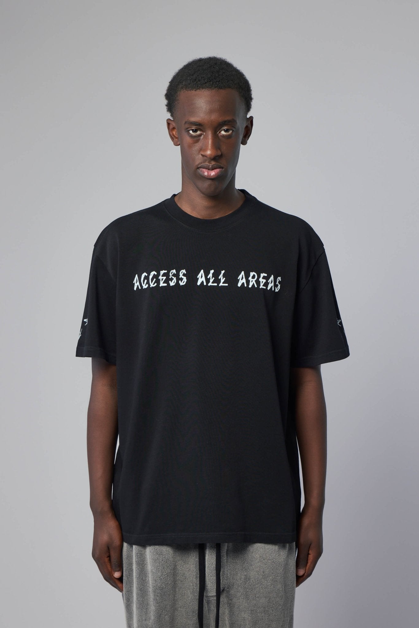 44 Label Group - Tee Jersey Black + Gloves Dirty White - LABELS