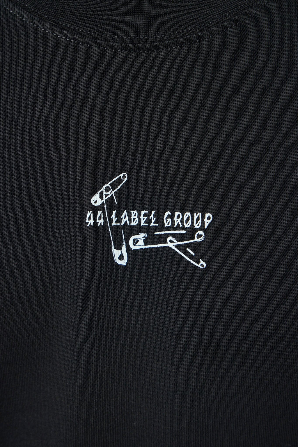 44 Label Group - Tee Jersey Black + Pins Dirty White - LABELS