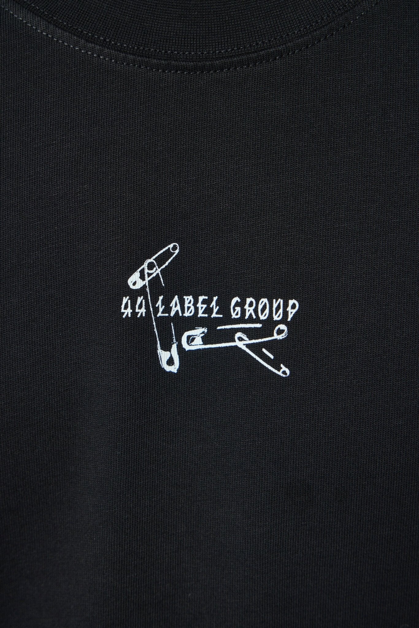 44 Label Group - Tee Jersey Black + Pins Dirty White - LABELS