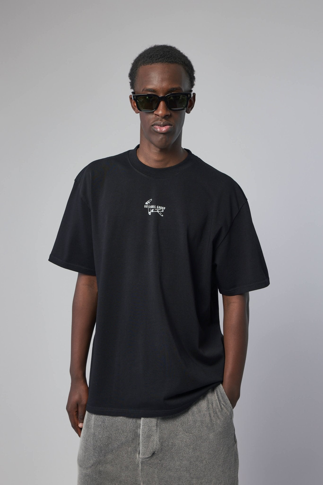 44 Label Group Tee Jersey Black + Pins Dirty White – LABELS