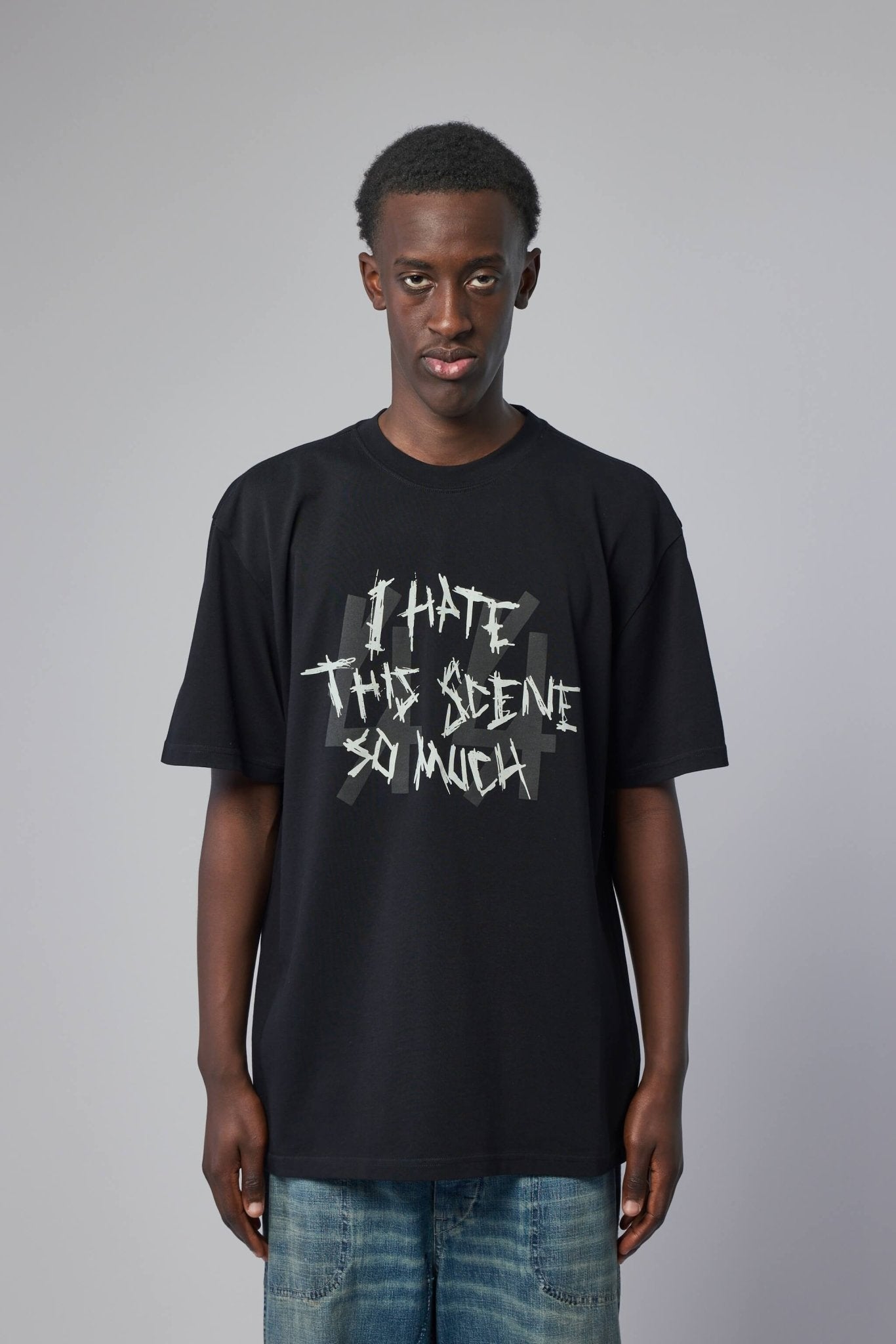 44 Label Group - Tee Jersey Black + Scene Dirty White - LABELS