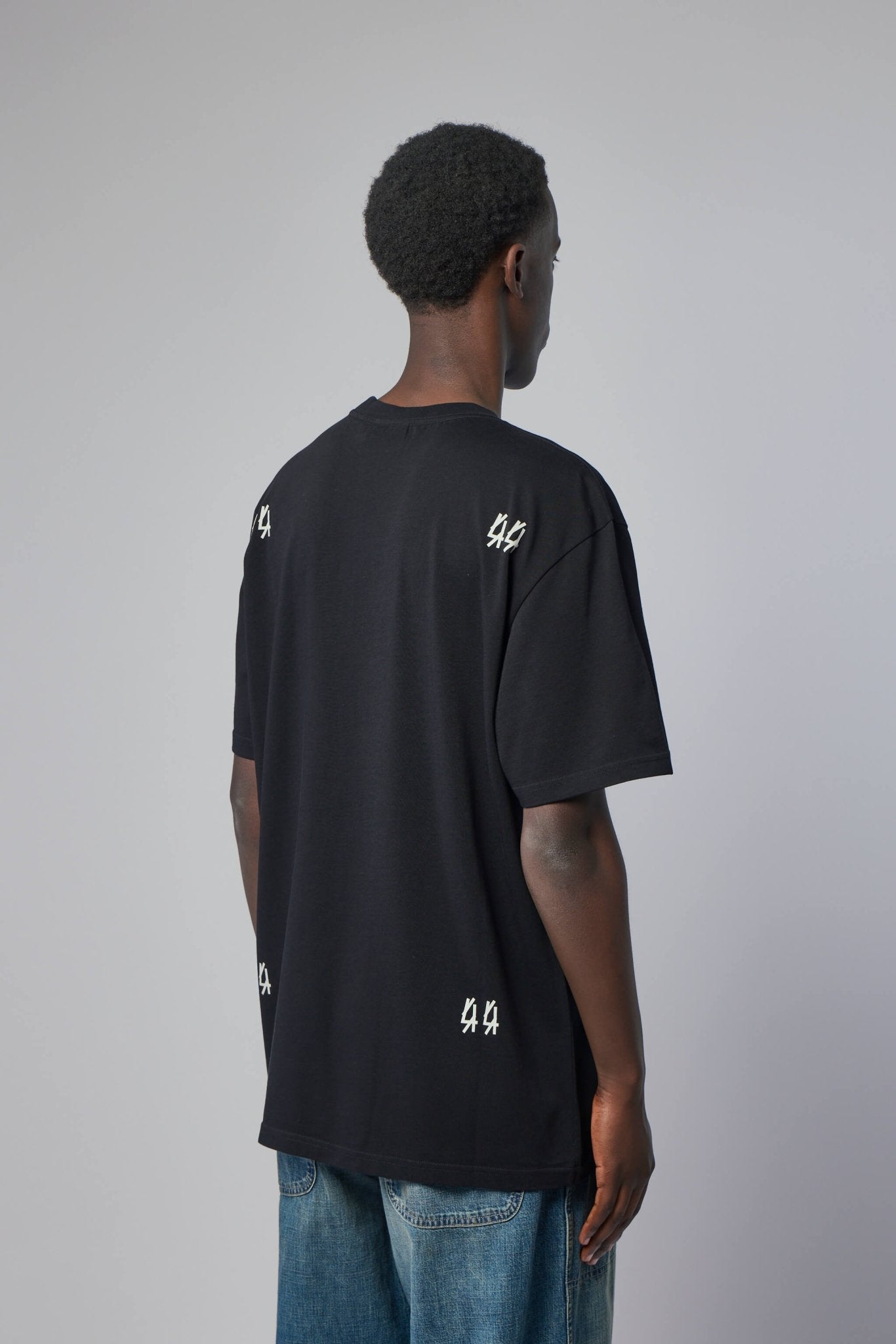 44 Label Group - Tee Jersey Black + Scene Dirty White - LABELS