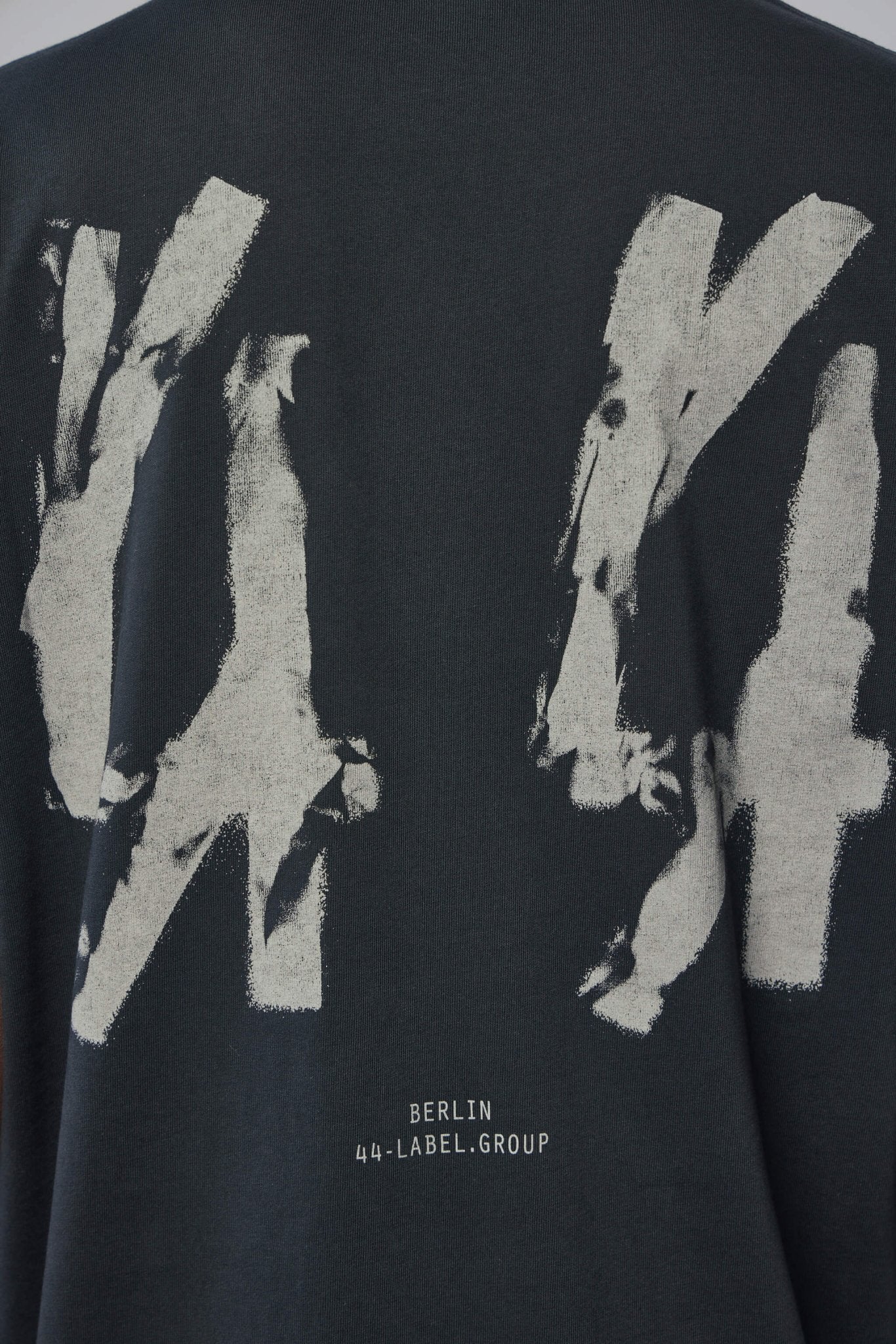 44 Label Group - Tee Jersey Faded Black + 44 Stamp Dirty White - LABELS
