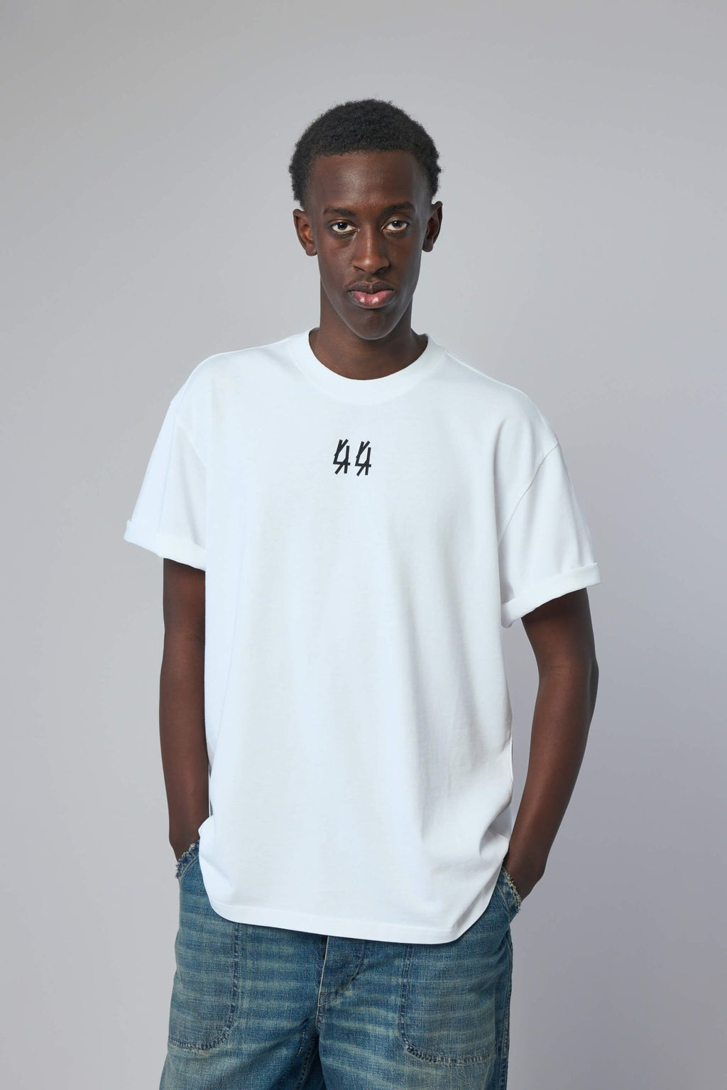 44 Label Group - Tee Jersey Optical White + 44 Black - LABELS