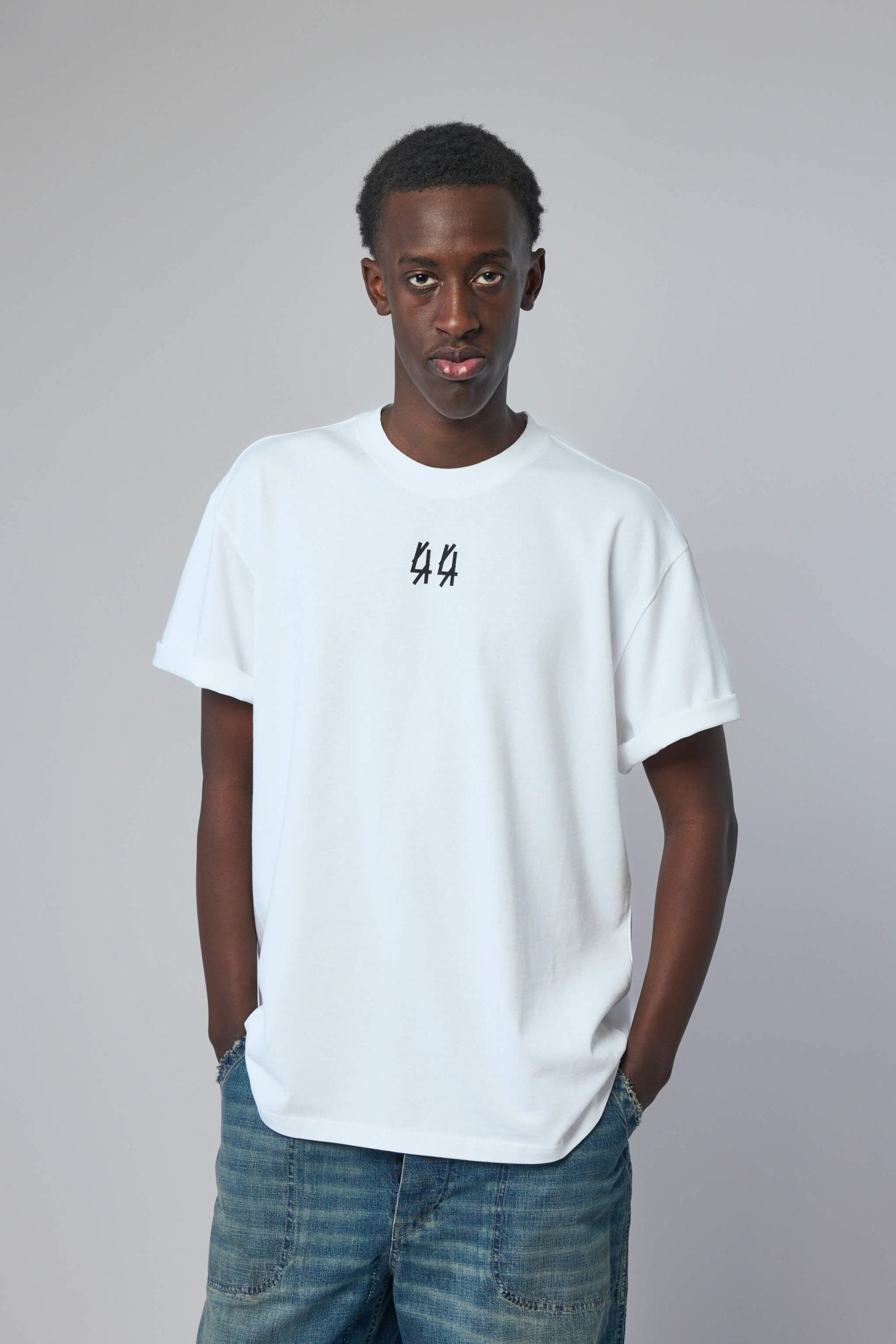 44 Label Group - Tee Jersey Optical White + 44 Black - LABELS