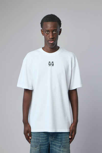 Tee Jersey Optical White + 44 Black