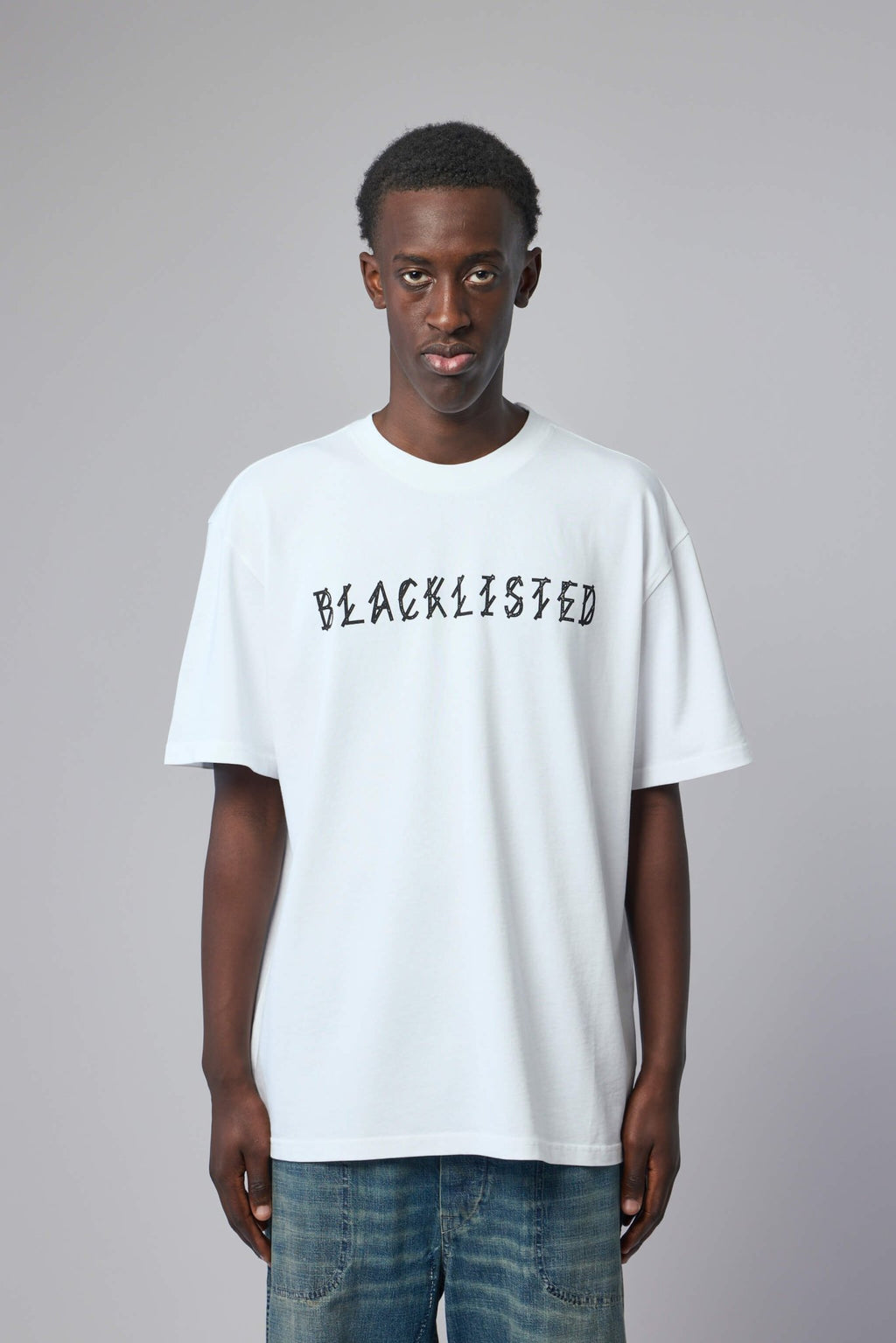 44 Label Group - Tee Jersey Optical White + Blacklisted Black - LABELS